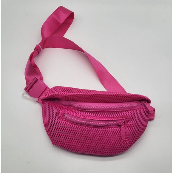GAIAM Handbags - GAIAM Performance Air Mesh Commuter Fanny Pack Belt Bag Hot Pink Barbiecore